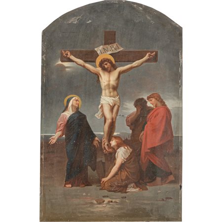 PITTORE FRANCESE DEL XIX SECOLO, Olio su rame