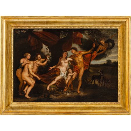 PIETRO PAOLO RUBENS (Seguace di), Olio su tela