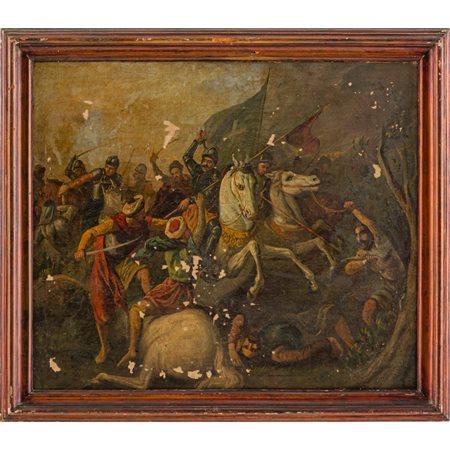 PITTORE FRANCESE DEGLI INIZI DEL XIX SECOLO, Olio su Tela