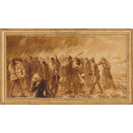 ALCIDE DAVIDE CAMPESTRINI, Olio su tela