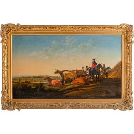 PITTORE ITALIANO DEL XIX SECOLO, Olio su tela