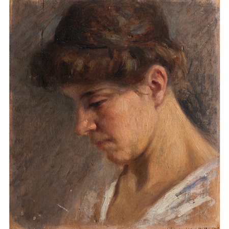 PITTORE TOSCANO DEL XIX SECOLO, Olio su tavoletta