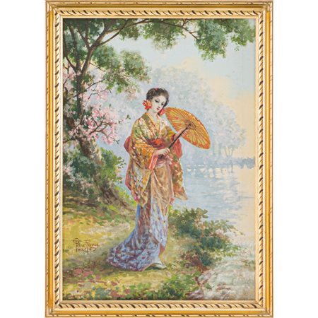 O'TAMA KIYOHARA "Eleonora Ragusa", Olio su tela