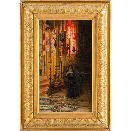 SEBASTIANO GUZZONE, Olio su tela