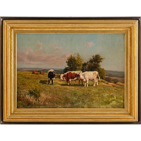GIUSEPPE PALIZZI, Olio su tela
