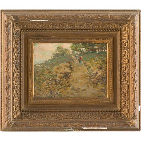 MICHELE CATTI, Olio su tavola
