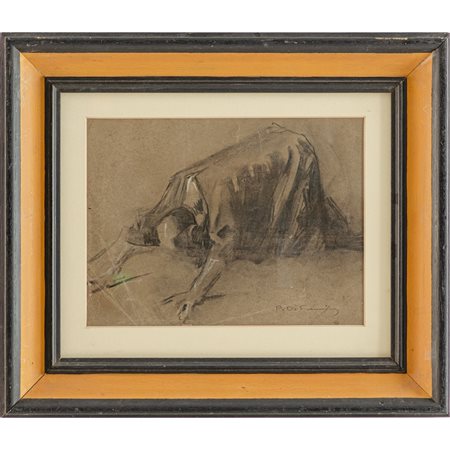 PIETRO DE FRANCISCO, Carboncino su cartone