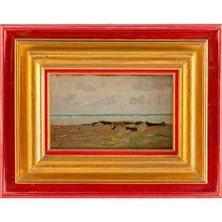 ETTORE DE MARIA BERGLER, Olio su tavola