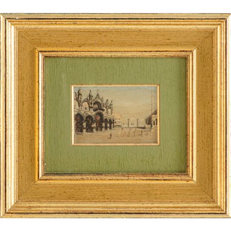PITTORE ITALIANO DEL XIX SECOLO, Olio su cartone telato