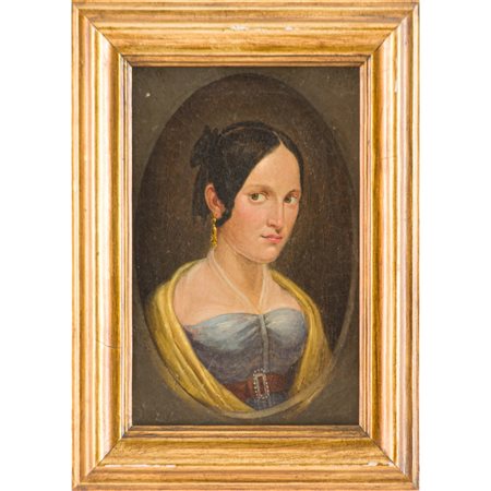 PITTORE SICILIANO DEL XIX SECOLO, Olio su tela