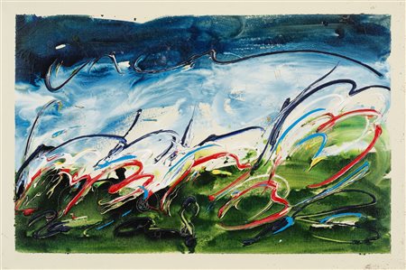 MARIO SCHIFANO
Gigli d'acqua, 1984