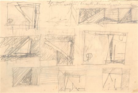 OSVALDO LICINI
Studi astratti - Studio per missili, 