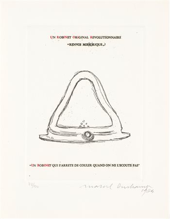 MARCEL DUCHAMP
Un robinet, 1964