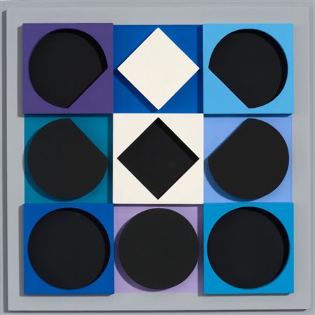 VICTOR VASARELY
Topaze noire négatif, 1967