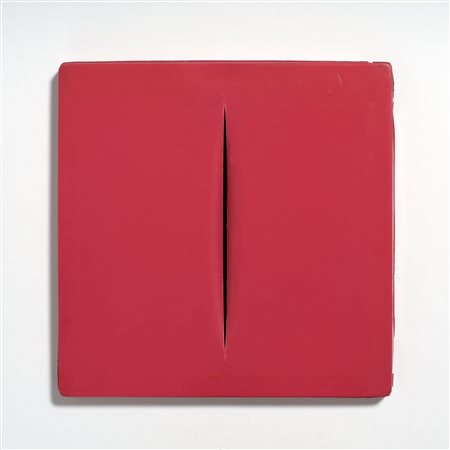LUCIO FONTANA
Concetto spaziale, 1968
