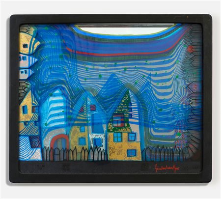 FRIEDENSREICH HUNDERTWASSER
Fall in cloud - Fall in fog - Fall out, 1973-78