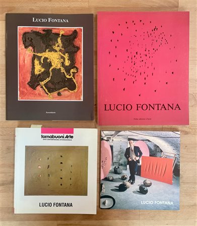 LUCIO FONTANA - Lotto unico di 4 cataloghi