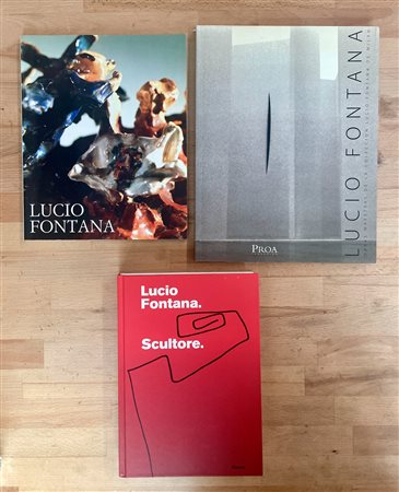 LUCIO FONTANA - Lotto unico di 3 cataloghi