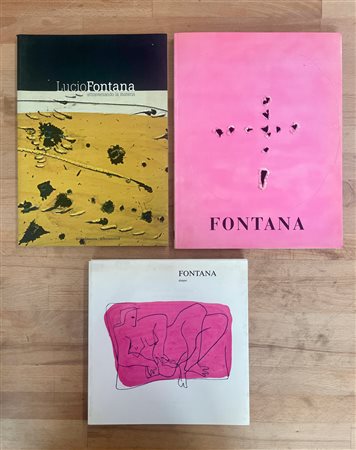 LUCIO FONTANA - Lotto unico di 3 cataloghi