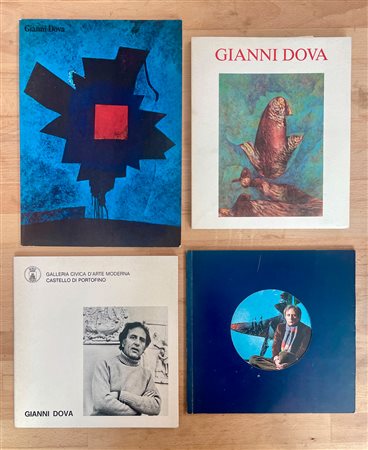 GIANNI DOVA - Lotto unico di 4 cataloghi