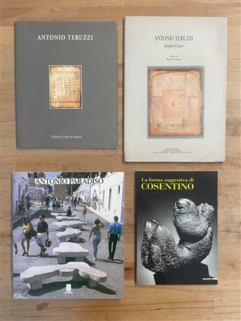 ANTONIO TERUZZI, ANTONIO PARADISO E GINO COSENTINO - Lotto unico di 4 cataloghi