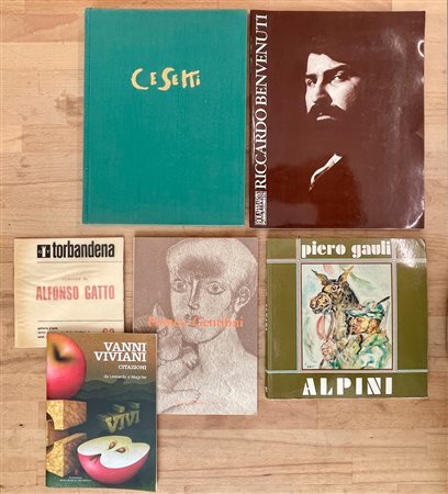 ARTE FIGURATIVA ITALIANA - Lotto unico di 6 cataloghi