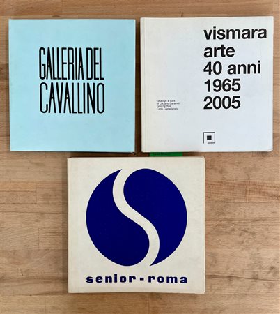 GALLERIE D'ARTE ITALIANE - Lotto unico di 3 cataloghi