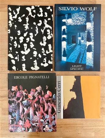 ARTE CONTEMPORANEA ITALIANA (PIGNATELLI,WOLF, CERRI) - Lotto unico di 4 cataloghi