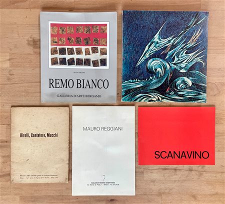 ARTE ITALIANA DEL DOPOGUERRA - Lotto unico di 5 cataloghi