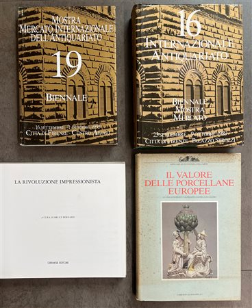 ANTIQUARIATO, PORCELLANE, IMPRESSIONISMO - Lotto unico di 4 cataloghi