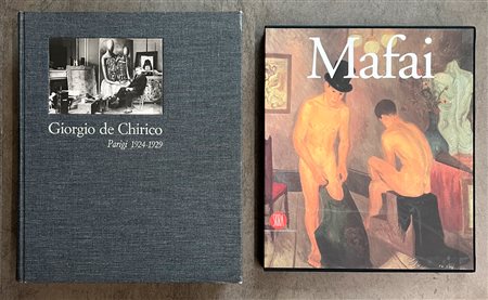 GIORGIO DE CHIRICO E MARIO MAFAI - Lotto unico di 2 cataloghi