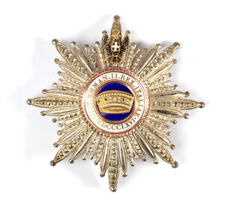  
Italia, Regno, Ordine Corona d'Italia, placca Gran Croce primo quarto XX sec.
 