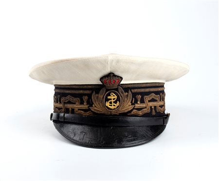  
Italia, Regno, berretto da Ammiraglio di Squadra Navale secondo quarto XX sec.
 