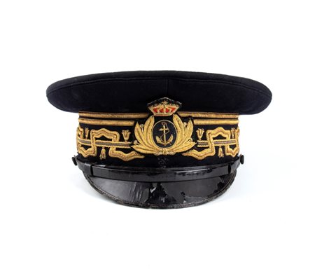  
Italia, Regno, berretto da Ammiraglio di Squadra Navale secondo quarto XX sec.
 