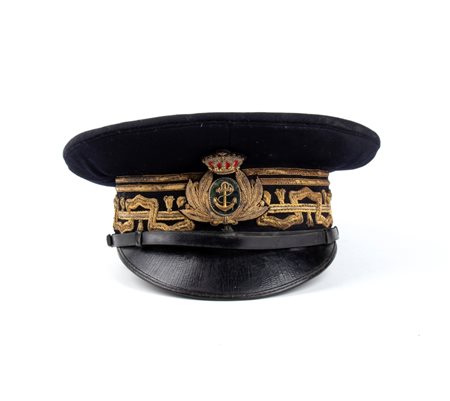  
Italia, Regno, berretto da Ammiraglio di Squadra Navale secondo quarto XX sec.
 