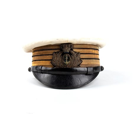  
Italia, Regno, periodo Umbertino Berretto da Capitano di vascello ultimo quarto XIX sec.
 