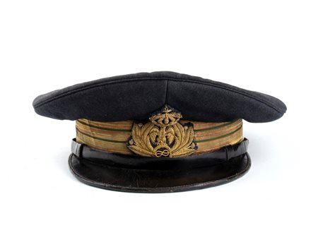  
Italia, Regno, berretto da Tenente Colonnello della Regia Aeronautica ruolo servizi prima metà XX sec.
 