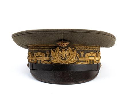  
Italia, Regno, Berretto coloniale da Generale di Armata Aerea secondo quarto XX sec.
 