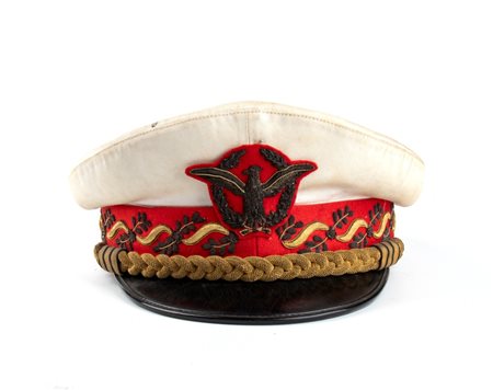  
Italia, Repubblica, Berretto per l'uniforme tropicale del Corpo Diplomatico, Ambasciatore metà XX sec.
 