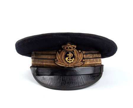  
Italia, Regno, berretto da Capitano di Fregata secondo quarto XX sec.
 