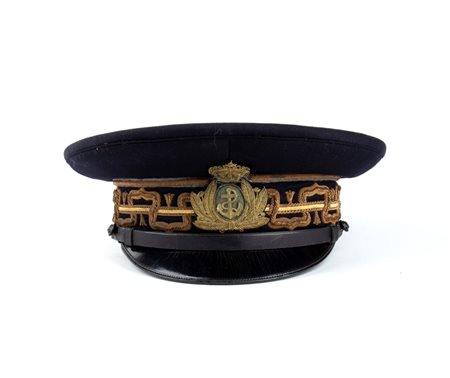  
Italia, Regno, berretto da Ammiraglio della Capitaneria di porto secondo quarto XX sec.
 