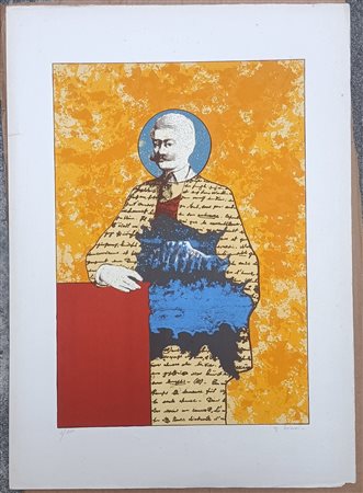 BIASI GUIDO Napoli (Na) 1933 Senza Titolo 1970 Litografia a colori es. 1/100...