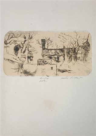 PIACESI WALTER Ascoli Piceno (AP) 1929 Senza Titolo 1970 Incisione su carta...