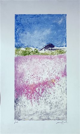 MATTIOLI CARLO Modena (Mo) 1911 Senza Titolo Serigrafia su carta es. prova...