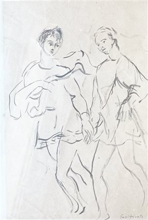 PURIFICATO DOMENICO Fondi (Latina) 1915 Senza Titolo China su carta...