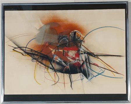 FRANCESCHINI EDOARDO Catania (Ct) 1928 Senza Titolo Mista su carta...