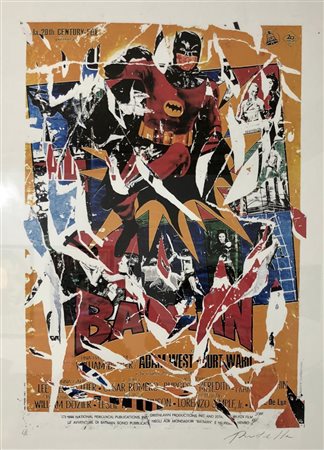 Mimmo Rotella, Batman