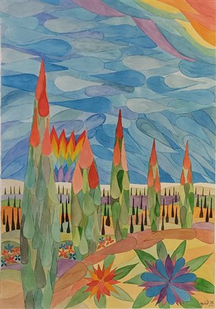 Fabio Recchia, Paesaggio toscano
