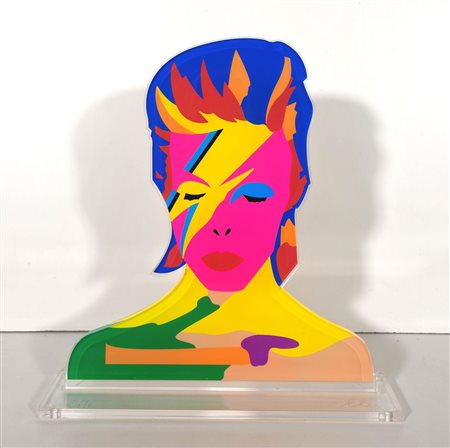 MARCO LODOLA, 30,8 X 29,5 X 7 cm, ”Be Heroes" Serigrafia su plexiglass a 20...