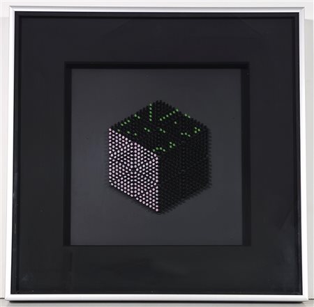 FRANCO COSTALONGA, 30 X 30 cm, Mokubi assemblaggio di materilai plastici...